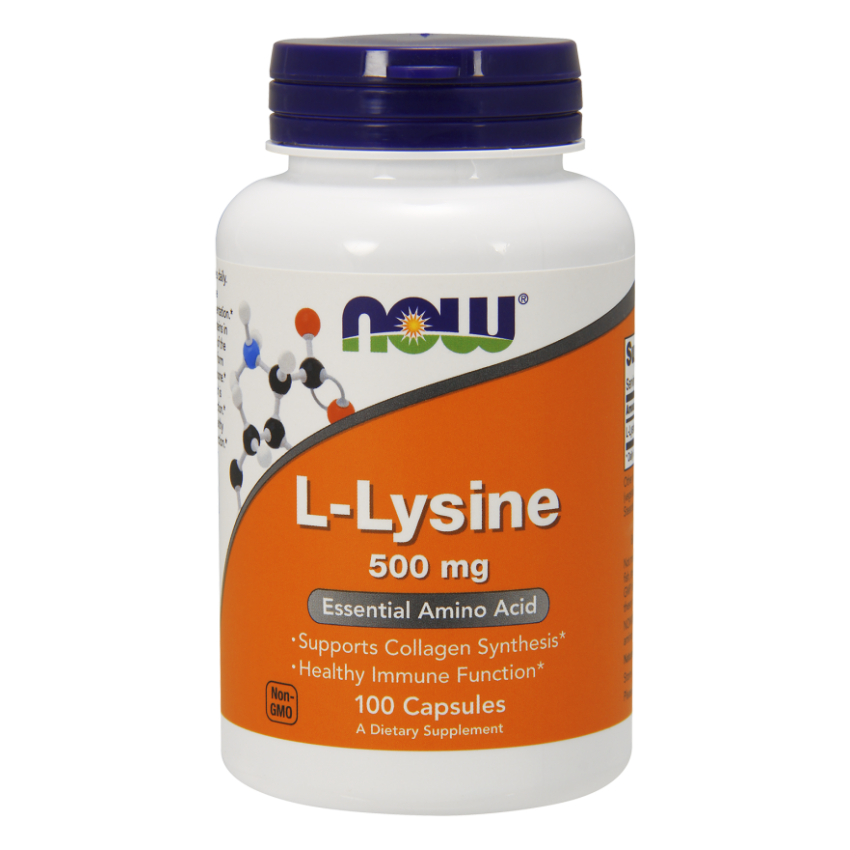 фото упаковки NOW L-Lysine L-лизин