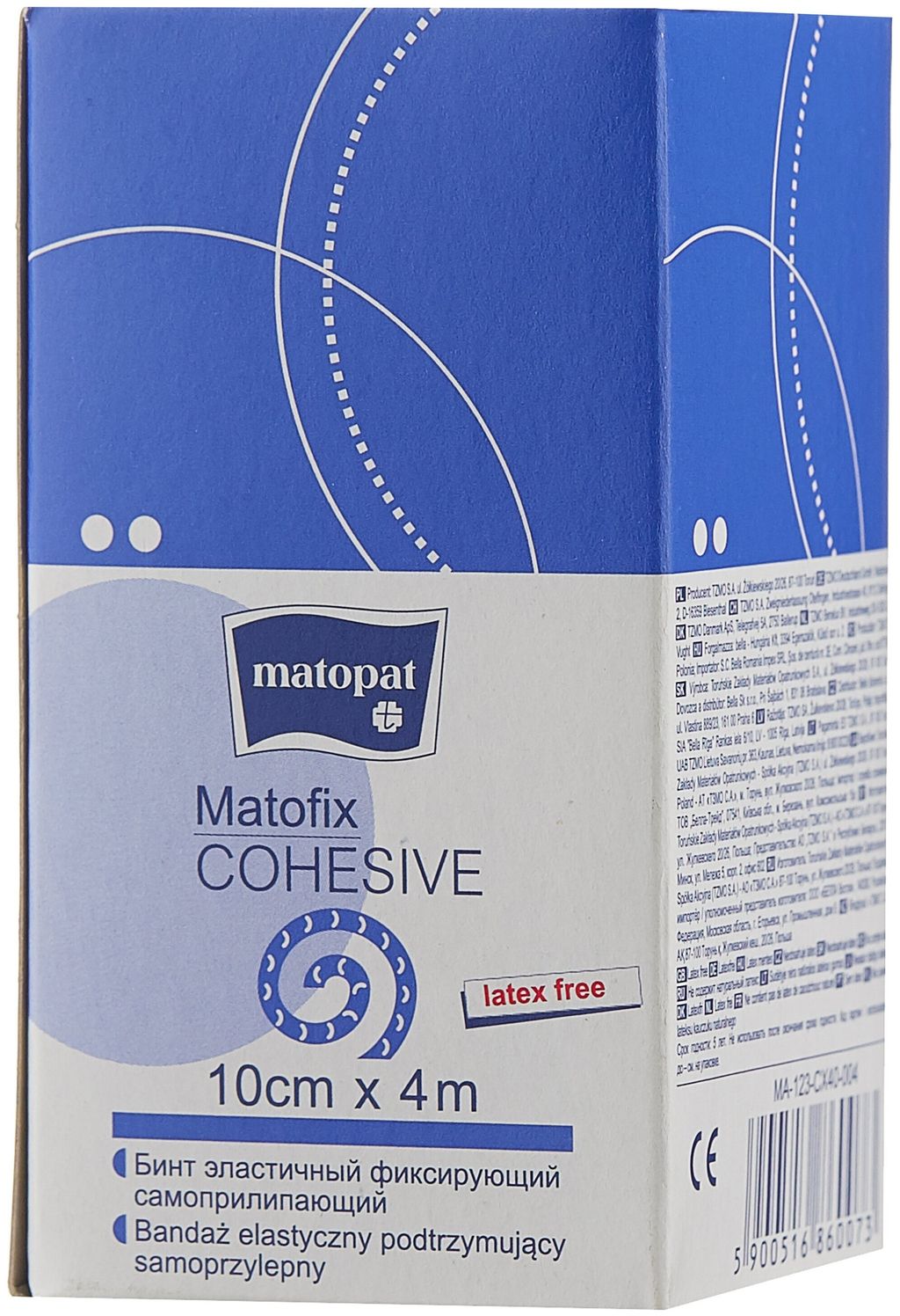 фото упаковки Matopat Matofix Cohesive Бинт фиксирующий