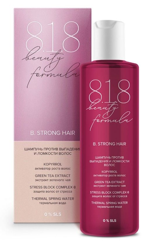 фото упаковки 8.1.8 Beauty formula Estiqe Шампунь против выпадения и ломкости волос