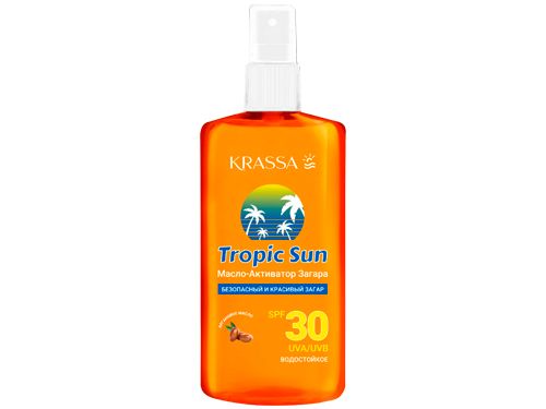 фото упаковки Krassa Tropic Sun Масло активатор загара