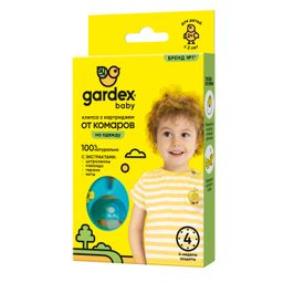 Gardex baby Клипса от комаров со сменным картриджем