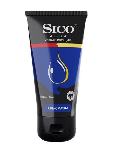 Sico Aqua увлажняющий Гель-смазка, гель, 50 мл, 1 шт.