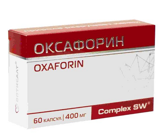 Оксафорин Complex SW, 400 мг, капсулы, 60 шт.