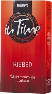 Презервативы In Time Ribbed, презервативы, ребристые, 12 шт.