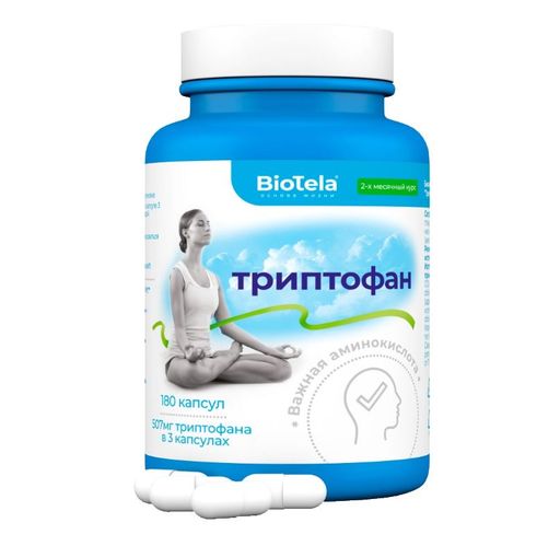 Biotela Триптофан, капсулы, 180 шт.