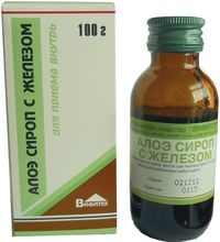 Алоэ сироп с железом, сироп, 100 г, 1 шт.