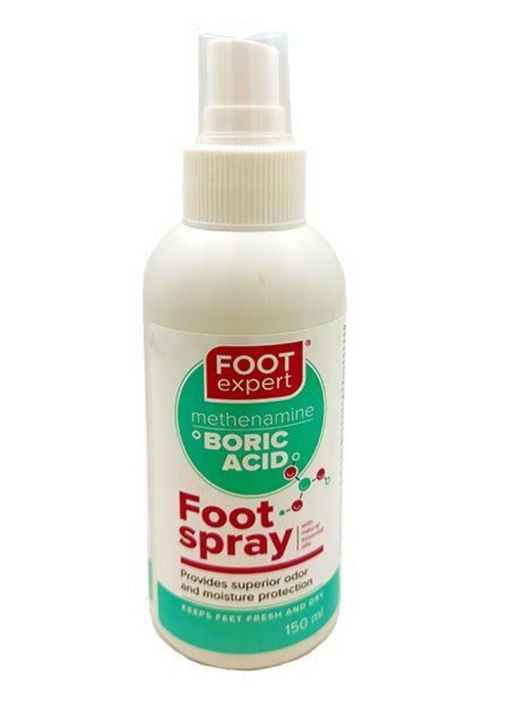 Foot Expert Спрей для стоп и ладоней, спрей, от пота и запаха, 150 мл, 1 шт.