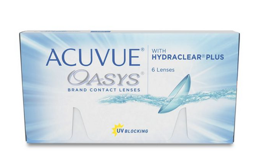 Acuvue Oasys Линзы контактные Двухнедельные, BC=8.4 d=14.0, D(-0.50), 6 шт.