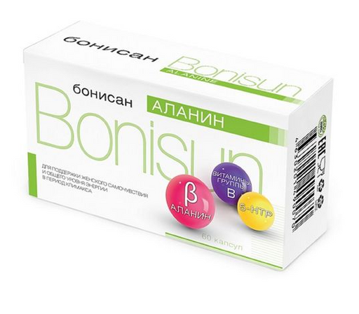 Бонисан Аланин, 500 мг, капсулы, 60 шт.